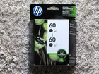 HP 60 czarny noir / twin pack / czarne wkłady atramentowe 2-pak wygasły