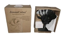 JossaColar Wood Stove Fan for Propane Heater Heat Powered Fireplace Black