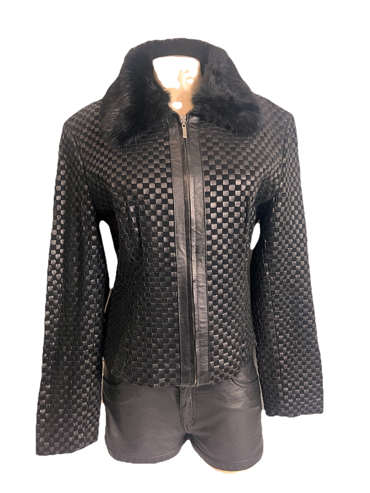 MARVIN RICHARDS Authentic Leather Jacket Black Ra… - image 6