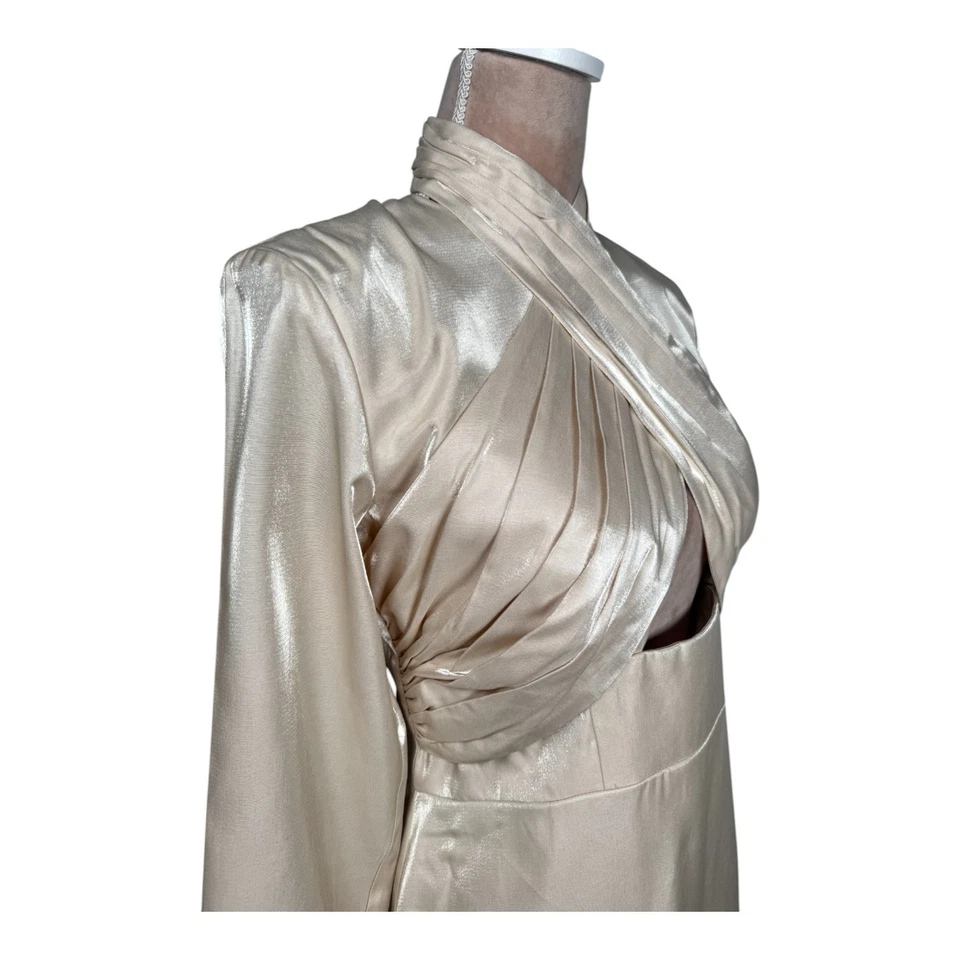 Keepsake этикетка женское платье Emilio в устрицы Sz M / США 6 новый с ярлыком - Изображение 4 из 4