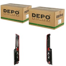 2x DEPO Heckleuchte Rückleuchte L+R für TRANSIT TOURNEO CUSTOM 09.12-07.17 FORD