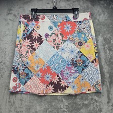 Ripskirt Hawaii Wrap Skirt Size Large Patchwork Floral Paisley Resort Wear NWT