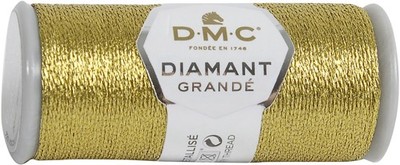 DMC Diamant Grande Metallic Thread 21.8yd-Dark Gold