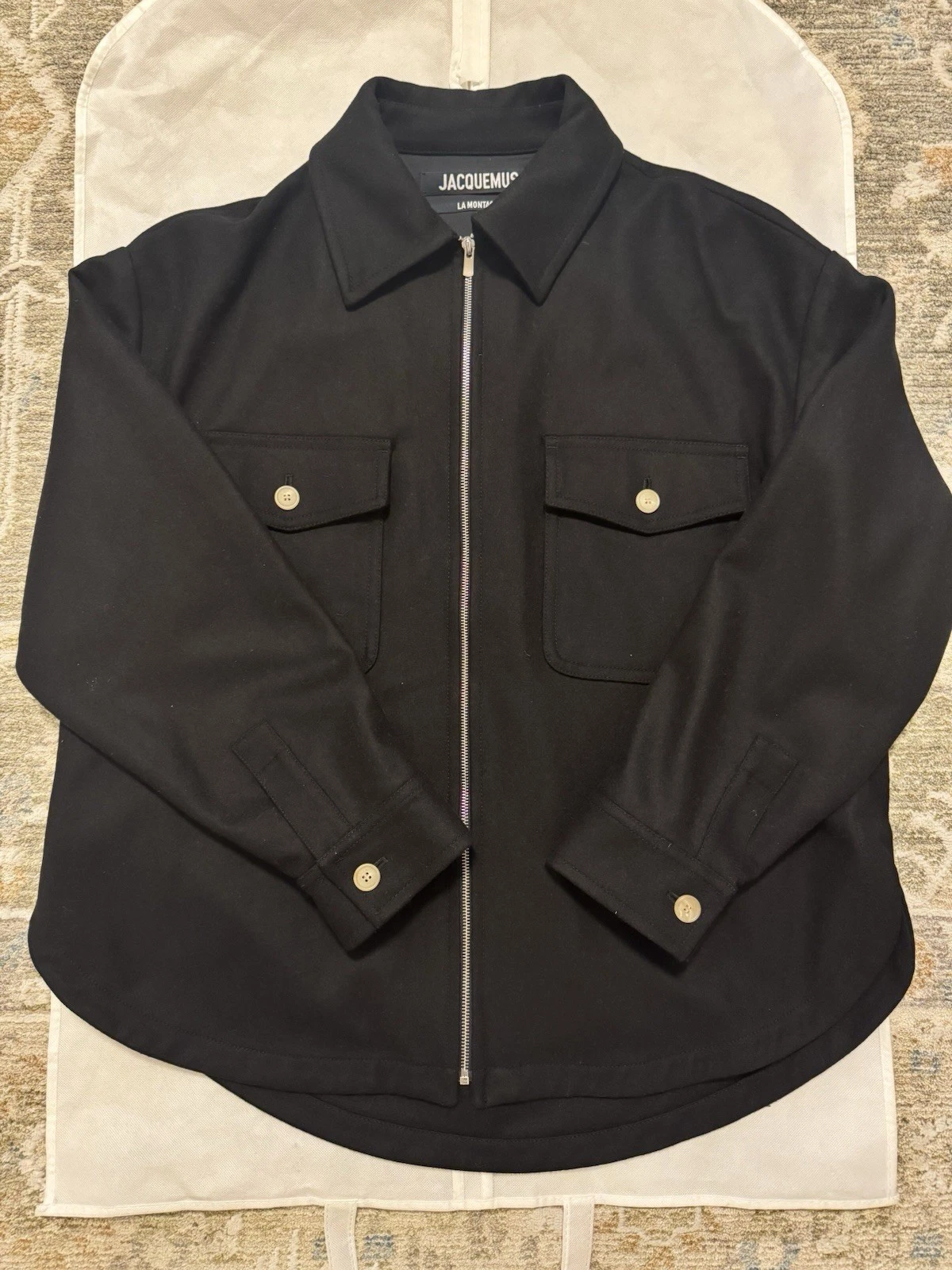 Jacquemus — Jacquemus Le Montagne Mens Overshirt Jacket Shirt 52 EUR XL/XXL