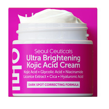 Korean Kojic Acid Cream Dark Spot Remover  Glycolic Acid  Niacinamide  Cic...