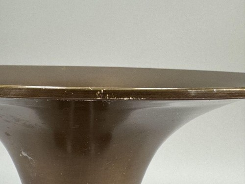 Ikebana Ikenobo Bronze Vase Kenzan 10,1 Zoll japanisches Blumendesign - Bild 9 von 17