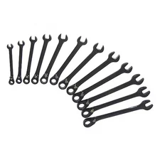 Westward 34D993 Ratcheting Wrench Set, Combination