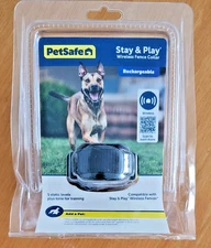 PETSAFE Stay and Play WIRELESS FENCE RECHARGEABLE COLLAR PIF00-14288 – Sealed