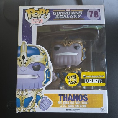 Funko POP 6'' Jumbo Vinyl Figur Giant Thanos Glow In The Dark Exclusive #78
