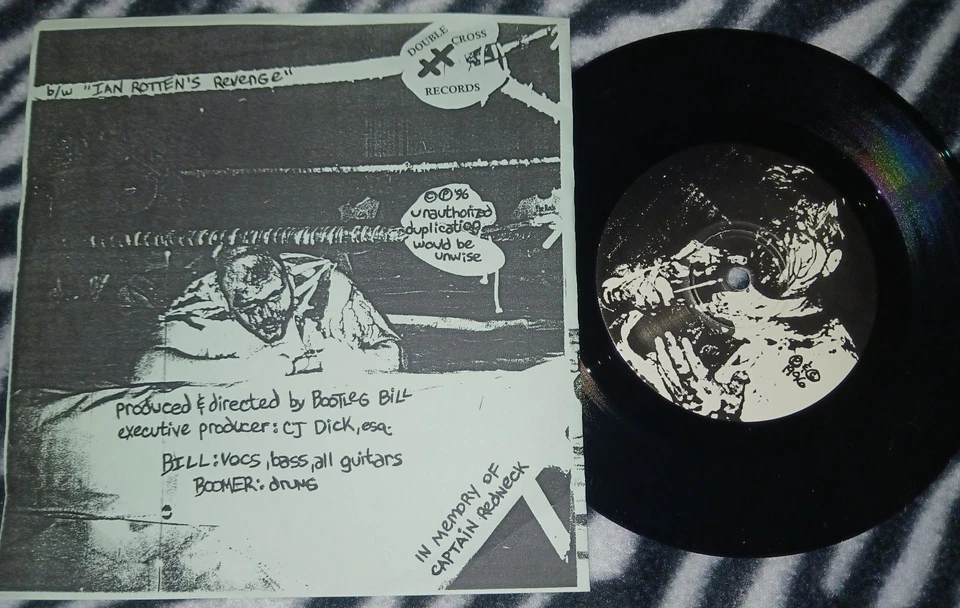 BOOTLEG BILL - Welcome to Florida 7" vinyl w/insert Antiseen cos punk wresting Foto 2 de 2