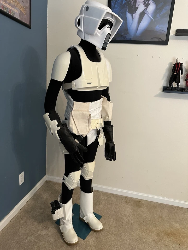 Screen Accurate Biker Scout Return Of The Jedi Cosplay 501st Trooping Or Display - Image 3 of 4