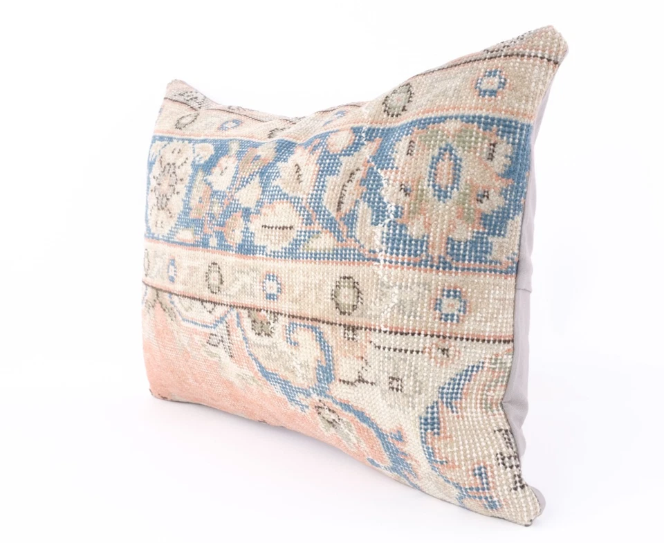 Ethnic Kilim Pillow Cover | 16x24 Turkish Kilim Pillowcase | Antique Cushion - Image 2 of 4