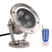 Underwater LED Lights, 18W RGB Color Changing Spotlights, IP68 Waterproof Sub...