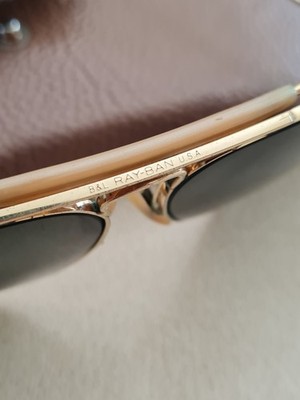 Ray Ban B&L USA アウトドアーズマン サングラス ヴィンテージ Vintage 1989 Ray-Ban Outdoorsman B&L USA 58□14 Gold w/ Case