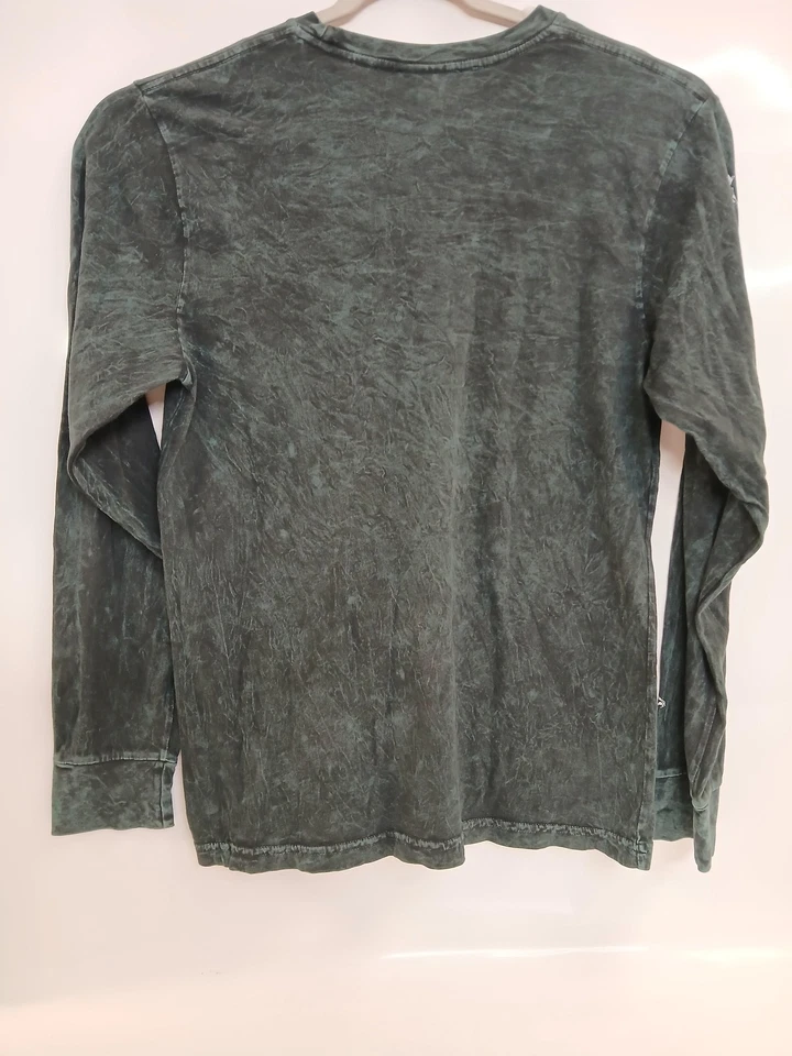 RIPNDIP 衬衫男式中号绿色黑色 Lord Nermal 口袋长袖图案 — 第 4/4 张图片