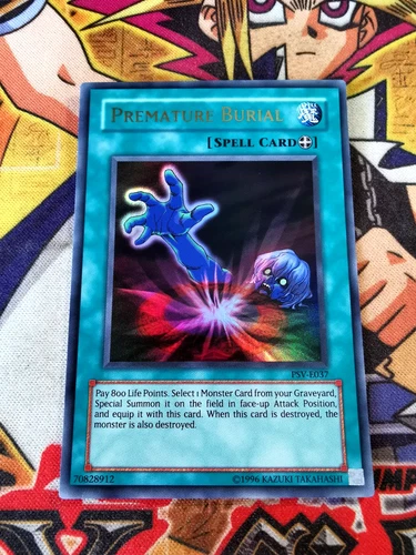 Premature Burial psv-e037 Unltd Ed (NM+) Ultra Rare Yu-Gi-Oh!