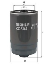 KNECHT Kraftstofffilter KC 504 Anschraubfilter für SANTA FÉ XM SORENTO HYUNDAI 3