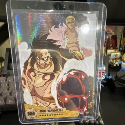 One Piece Holofoil Trading Card Luffy Doflamingo OP-DR-FM01-050