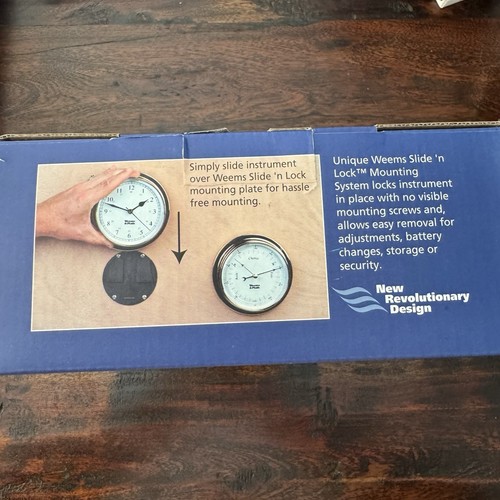 Weems & Plath Endurance Messing 145 Barometer Comfortmeter #631400 Maritim NEU - Bild 4 von 9