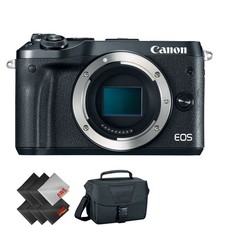 Canon EOS M6 Mirrorless Digital Camera Body Only, Black ranty