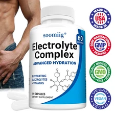 Electrolyte Complex - Vitamin & Mineral Supplement - 120 Capsules