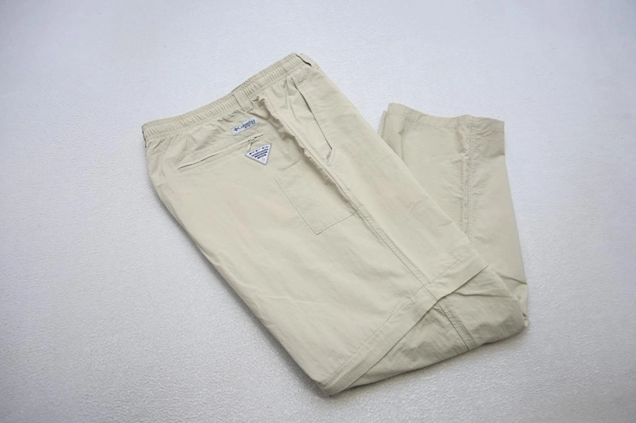 Columbia PFG Convertible Utility Pants Omni-Shade Hiking Trail Mens Sz XL x 29