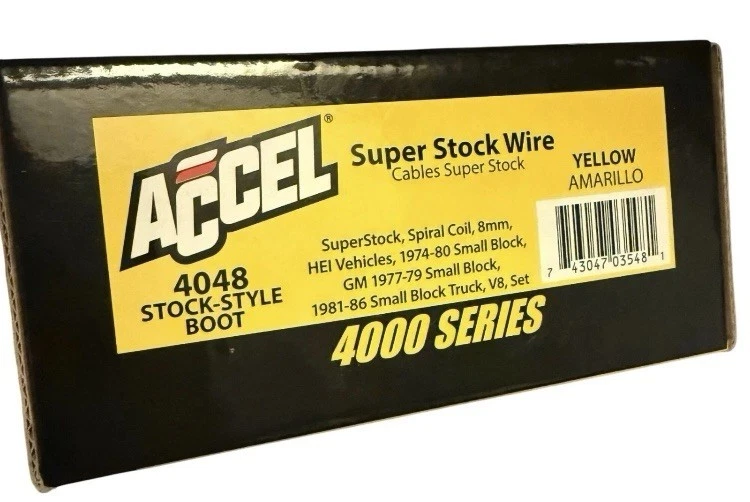 Accel 火花塞电线套装零件编号 4048 — 第 2/4 张图片