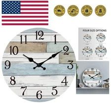 Decorative 10-Inch Non-Ticking Wall Clock - Perfect for Living Room & Bedroom