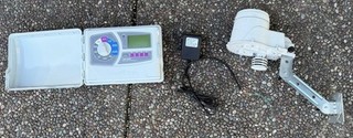 Rain Bird Sprinkler Controller ESP SMT w/ AC Adapter rain/temp sensor 7 zones