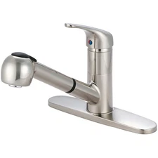 Olympia Faucets K-5030 Elite 1.8 GPM Widespread Kitchen Faucet - Nickel