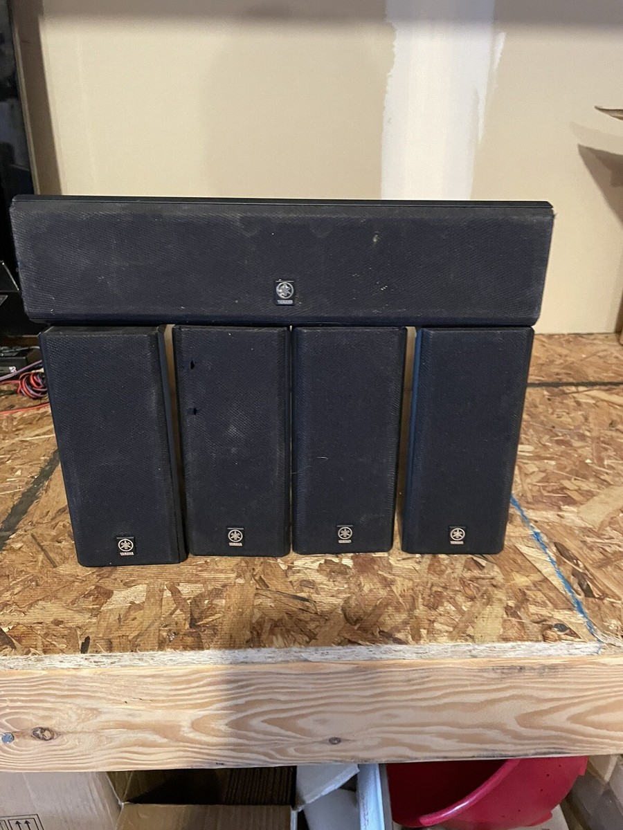 Yamaha Surround 5 Speaker Set NX-E130/NX-C130 - Tested - Black | eBay