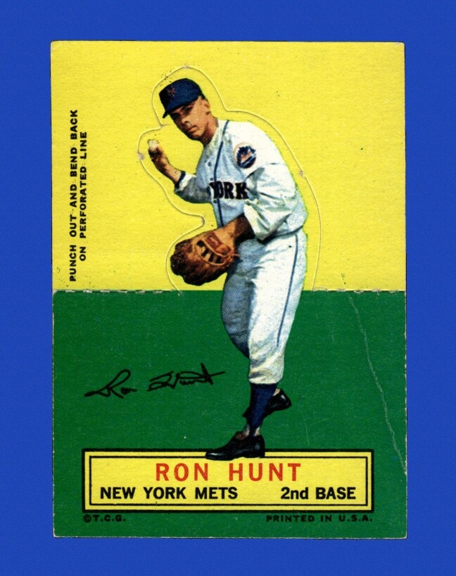 1964 Topps Stand-Ups Set-Break Ron Hunt VG-VGEX (crease) *GMCARDS*