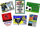 Personalised boy birthday party invitations