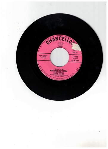 Jodie Sands POP ROCK 45 (Chancellor C-1003) With All My Heart/(Can't We Be) More - Imagen 2 de 2