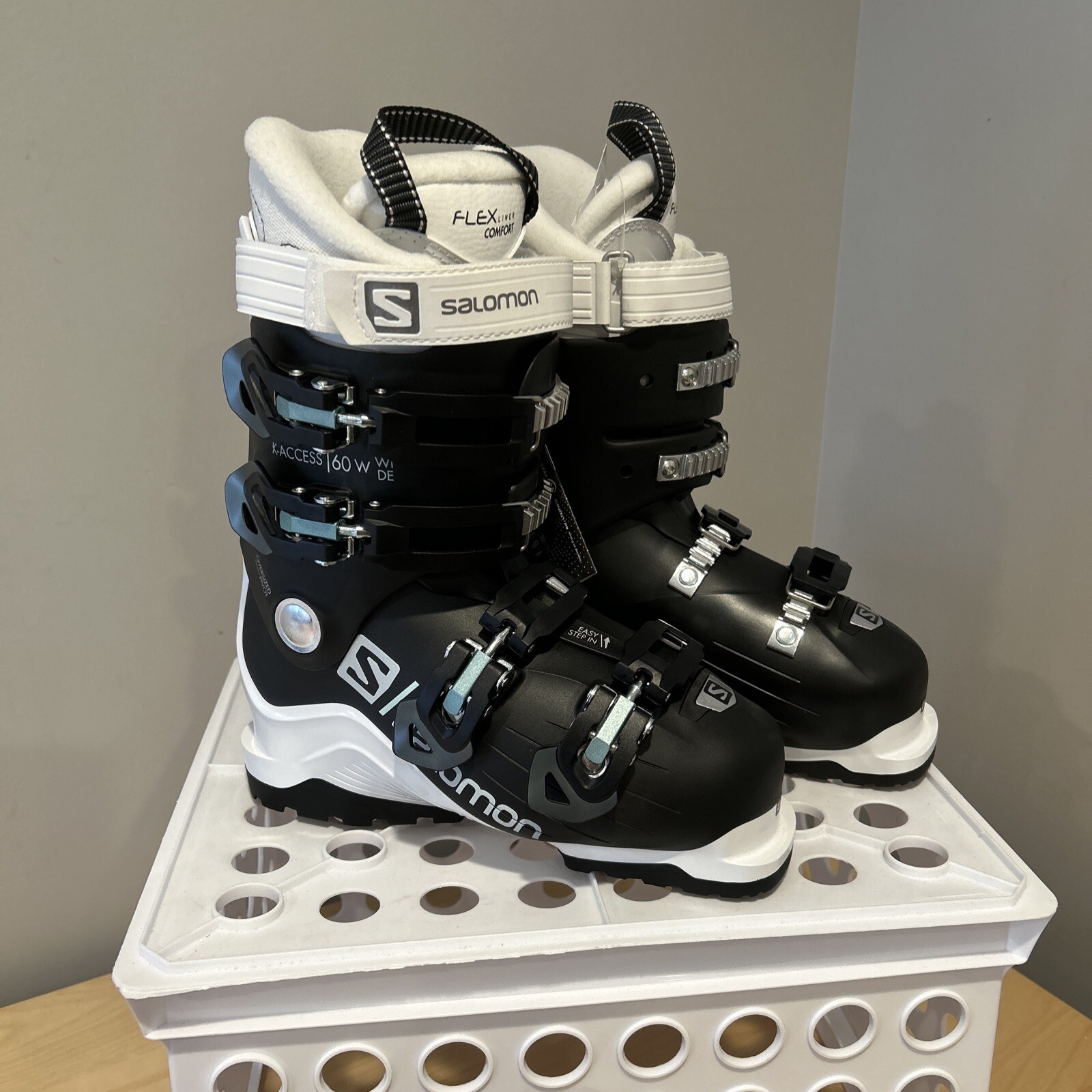 Salomon Stivali da sci donna X ACC 60 W Wi nuovi taglia MP 23 23.5 #B214