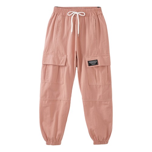 Girls Cargo Jogger Pants Cotton Street Hip Hop Jazz Dance Trousers Streetpant - Picture 19 of 123
