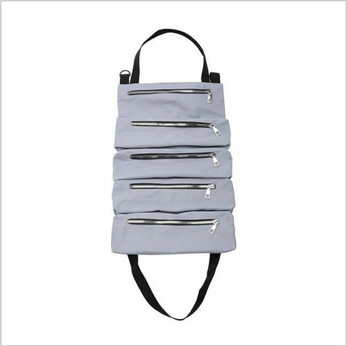 Portable Car Seat Back Organizer Tools Storage Pouch Roll up Bag Pocket Holder - Picture 21 of 22
