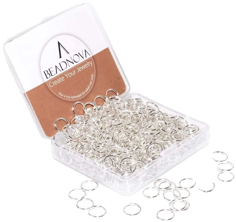 Серебряные кольца для изготовления ювелирных украшений и колец с прорезями