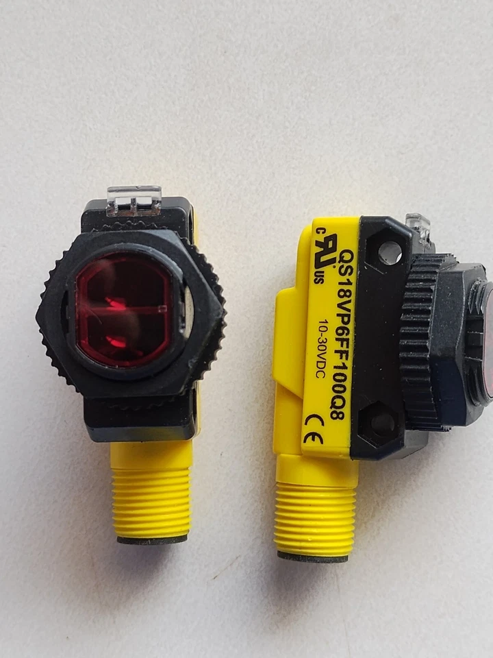 (1 PAIR) Banner QS18VP6FF100Q8 Photoelectric Switch Sensor. - Image 3 of 4