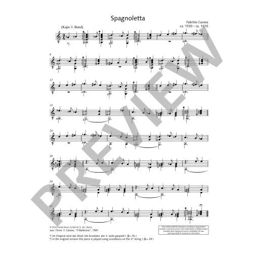 Musiknoten Noten Best of Guitar Classics 50 beliebte Vortragsstücke - Bild 3 von 4