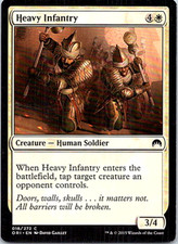 Heavy Infantry Magic The Gathering Magic Origins Light Play 