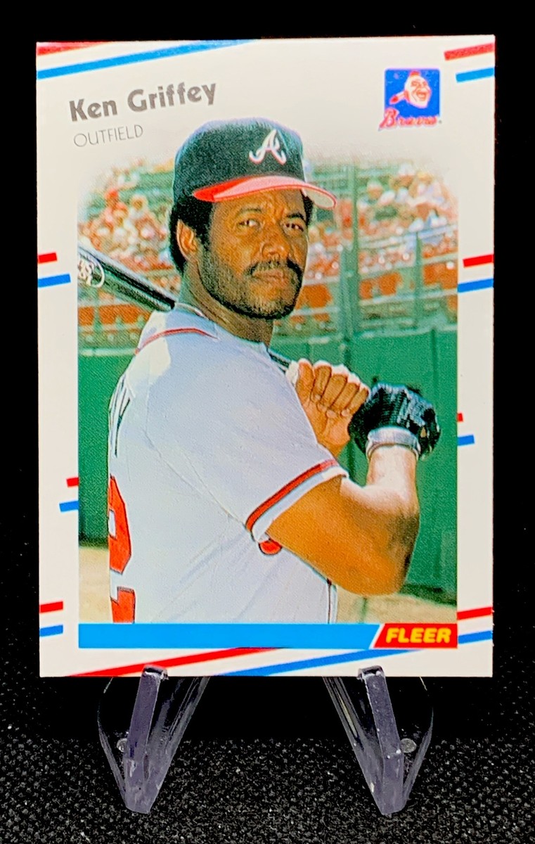 1988 Fleer Ken Griffey #540 Atlanta Braves | eBay