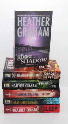 Heather Graham Paperback Book Lot 6 Unhallowed Ground Phantom Evil