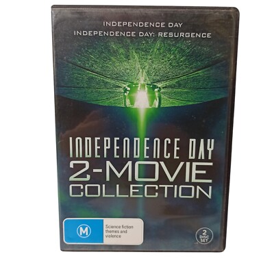 Independence Day 1 2 Resurgence DVD Action Sci-Fi Alien Invasion Fantasy R4 VGC
