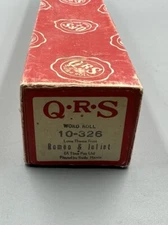 QRS Player Piano Word Roll Romeo and Juliet A Time for Us 10-326 by Rudy Martin