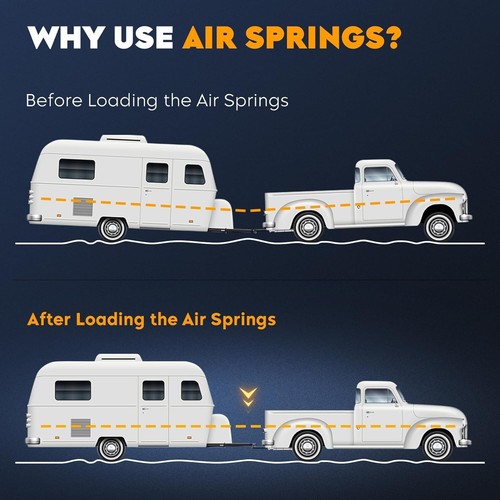 Air Helper Spring Suspension Kit / 1999-2006 Chevrolet 1500 GMC Sierra 1500 Silv - Picture 11 of 11