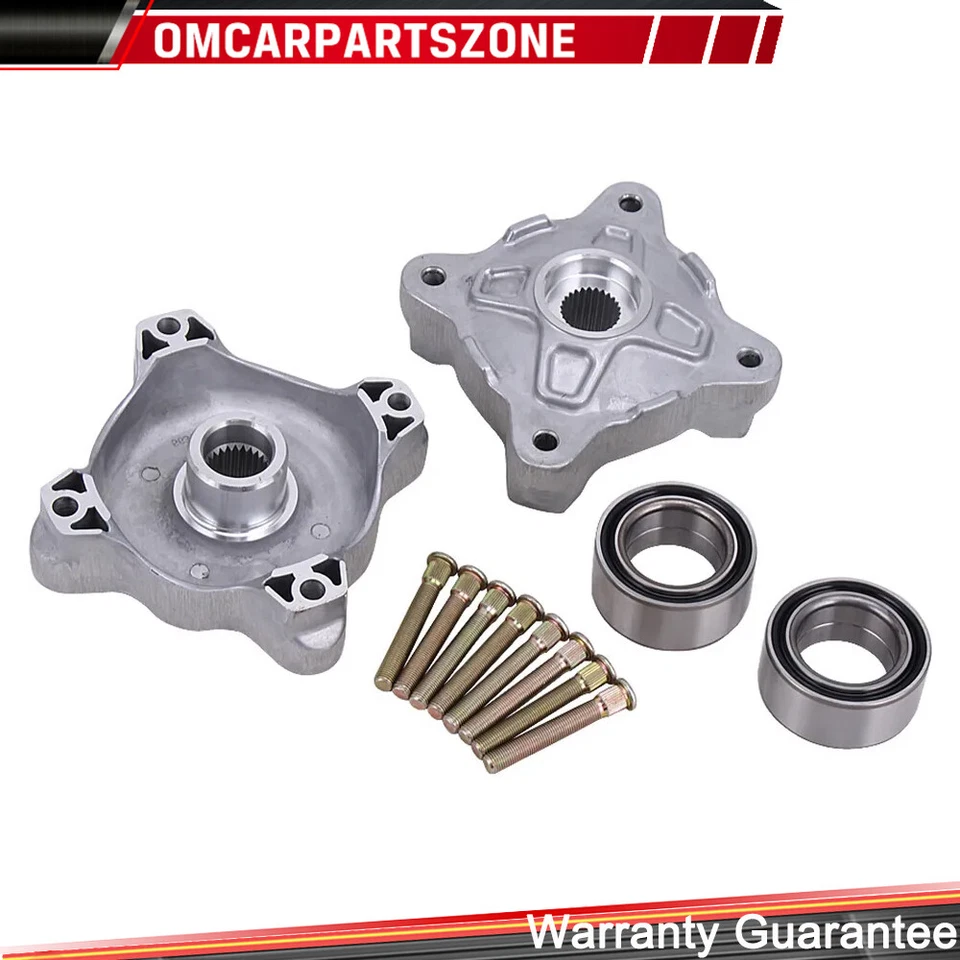 Front Wheel Hubs & Bearings & Studs Kits for 2009-2010 Polaris Ranger S 800 EFI - Image 3 of 4