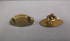 football ball SCHOOL LETTER JACKET CHENILLE SPORT AWARD PIN