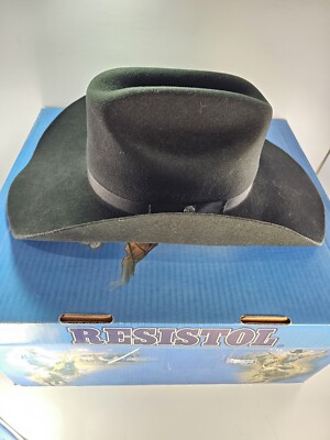 Resistol Hooey Day Money Felt Cowboy Hat | Black