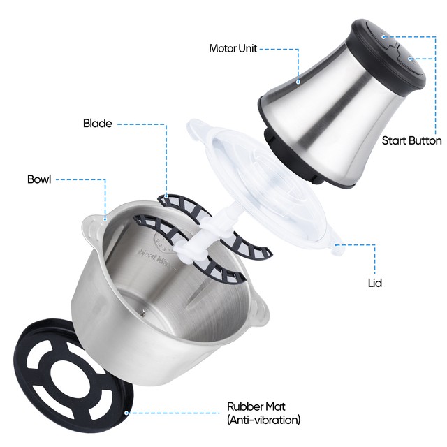 WARING PRO MG100 Food Meat Grinder Brushed Stainless Steel for sale